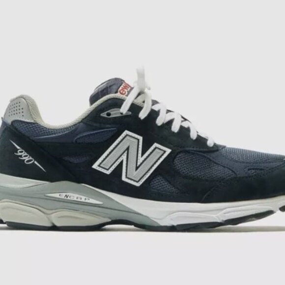 New Balance 990v3 Men's Shoes M990NB3 Size US 10.5 Made in USA Navy Denim MiUSA - Picture 3 of 16